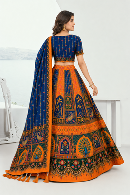 Navratri Garba Special Cotton  Lehenga choli 4