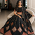 Black Navratri Garba Special Cotton  Lehenga choli