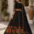 Black Navratri Garba Special Cotton  Lehenga choli