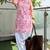 women's cotton blend printed farshi salwar set