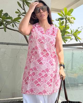 women's cotton blend printed farshi salwar set 5