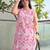 women's cotton blend printed farshi salwar set