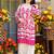 women's cotton blend printed kurta palazzo set