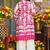 women's cotton blend printed kurta palazzo set