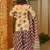 women's cotton blend printed farshi salwar suit with dupatta set