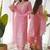 women's silk blend embroidered kurta pant with dupatta set