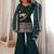 women's shimmer silk embroidered kurta palazzo with dupatta set