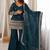 women's shimmer silk embroidered kurta palazzo with dupatta set