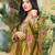 women's silk embroidered farshi salwar suit with dupatta set