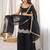 women's shimmer silk embroidered kurta palazzo with dupatta set