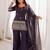 women's crunchy silk embroidered kurta palazzo with dupatta set