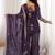 women's crunchy silk embroidered kurta palazzo with dupatta set