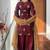 women's shimmer silk embroidered farshi salwar suit with dupatta set