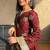 women's shimmer silk embroidered farshi salwar suit with dupatta set
