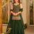 women's silk embroidered kurta palazzo with dupatta set