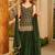 women's silk embroidered kurta palazzo with dupatta set