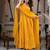 women's chanderi woven butta motiff anarkali kurta pant with dupatta set