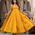 women's chanderi woven butta motiff anarkali kurta pant with dupatta set