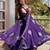 women's shimmer silk embroidered anarkali kurta palazzo with dupatta set