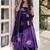 women's shimmer silk embroidered anarkali kurta palazzo with dupatta set