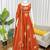women's shimmer silk embroidered anarkali kurta palazzo with dupatta set