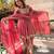 women's shimmer silk mirror embroidered salwar suit with dupatta set