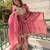 women's shimmer silk mirror embroidered salwar suit with dupatta set
