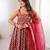 women's chanderi woven motiff anarkali kurta pant with dupatta set