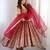 women's chanderi woven motiff anarkali kurta pant with dupatta set