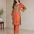 women's shimmer silk embroidered kurta palazzo set