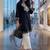 women's cotton blend embroidered kurta palazzo set