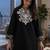 women's cotton blend embroidered kurta palazzo set