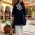 women's cotton blend embroidered kurta palazzo set