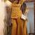 women's shimmer silk embroidered kurta palazzo set