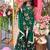 women's georgette printed kurta sharara with dupatta set