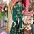 women's georgette printed kurta sharara with dupatta set