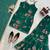 women's georgette printed kurta sharara with dupatta set