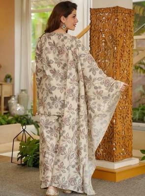 women's cotton blend printed farshi salwar suit with dupatta set 4