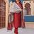 women's art silk woven butta motiff kurta pant with dupatta set
