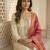 women's art silk embroidered kurta pant with banarasi dupatta set