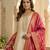 women's art silk embroidered kurta pant with banarasi dupatta set