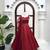 women's chanderi woven butta motiff anarkali kurta pant with dupatta set