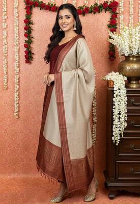 women's art silk woven butta motiff kurta pant with dupatta set 2