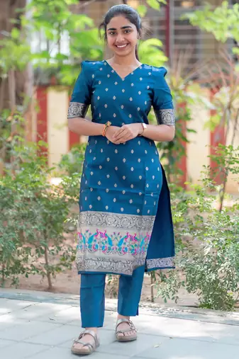 women's art silk woven butta motiff kurta pant with dupatta set