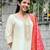 women's art silk embroidered kurta pant with banarasi dupatta set