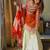 women's shimmer silk embroidered kurta sharara with dupatta set