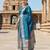 women's art silk woven butta motiff kurta pant with dupatta set