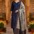 women's art silk woven butta motiff kurta pant with dupatta set
