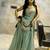 women's shimmer silk embroidered kurta palazzo with dupatta set