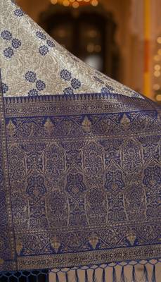 women's art silk woven butta motiff kurta pant with dupatta set 4